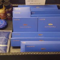 アメニティ。バスソルトは二種類ありました。