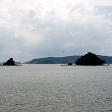 夫婦島の近景です。