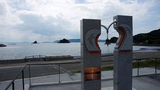 日本海に浮かぶ夫婦島を見てきました