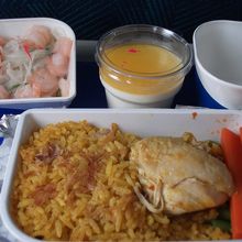 機内食（バンコク〜マンダレー）