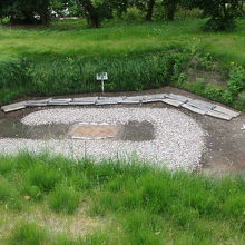 マニアックに遺構が再現されています