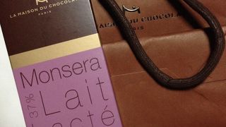 板チョコは濃厚でした。