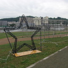 星型の電飾は七夕をイメージしているのかしら？