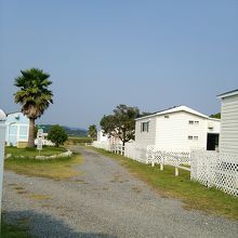 サイトからの景色は海外な雰囲気です。