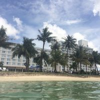 海からホテルを見た感じ☆