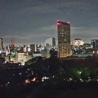 部屋から見た夜景