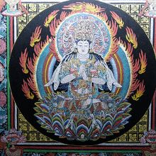 台座の胎内めぐりの中にあるマンダラ