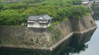 大阪城に残る櫓です
