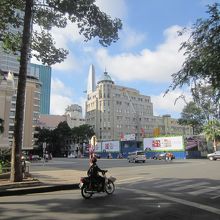 昼の工事バリアー