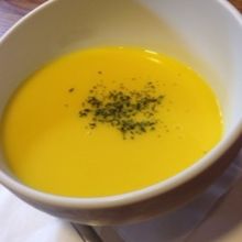 豆乳のカボチャスープ