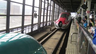 子供たち大興奮、合体や切り離しが見られる