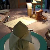 雰囲気満点のテーブルのセット