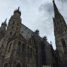 屋根のきれいな寺院