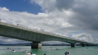 透き通った海でした