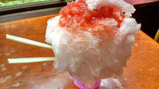 ワンコイン！天然氷のかき氷【あさやレストハウス】
