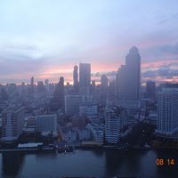 バルコニールームからの朝焼け(朝５時）