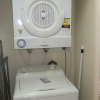 部屋にあるランドリー