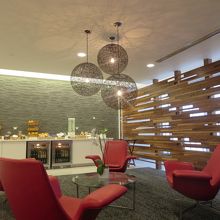 発券している間にここで一息