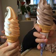 坂の町小樽の高台で美味しいソフトクリームを堪能～！！