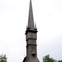 最初に訪れたシュルデシティの木造教会
