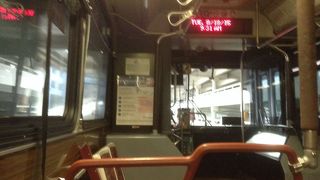 時刻表がバス停にない！