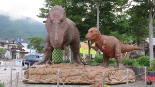 恐竜に圧倒されました。