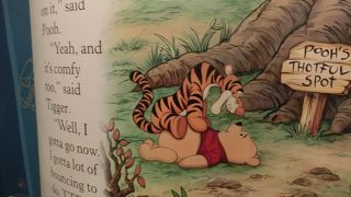 可愛らしいプーさんのアトラクション