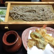 老舗のセイロ蕎麦は絶品