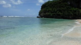 ガンビーチ　浅瀬にはあまり魚が・・・