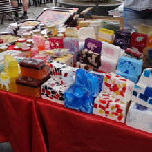 カラフルな石鹸