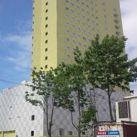 黄色い建物はカモメ除けだそうです