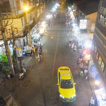 BTSトンロー駅からの眺め