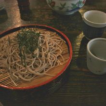 定番の蕎麦をお願いしました