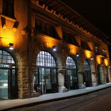 旧市街の終点Atxuri。バスク鉄道と乗継可。