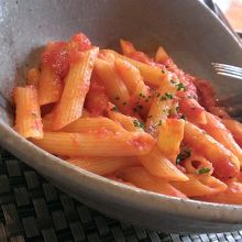 メインのパスタ