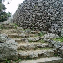 綺麗に整備されてます。さあ登りましょう！