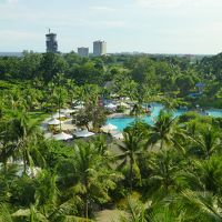 子供たちの泊まった部屋からの眺めです