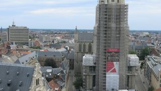 ゲントの街を一望