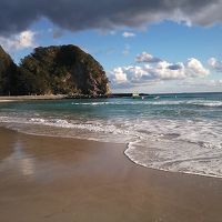 海の色がキレイ