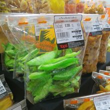 このドライフルーツの色がすごい