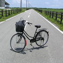 借りた自転車