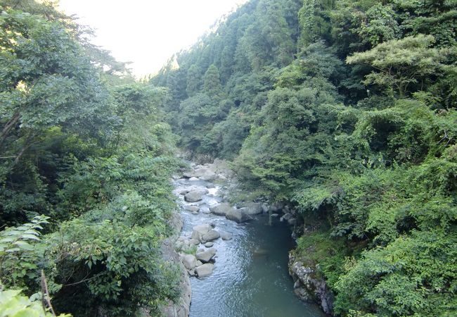 自然豊かな渓谷です