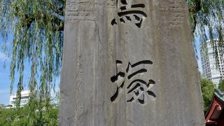 弁天堂の裏手にあります