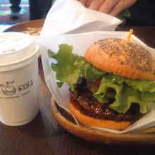 ハンバーガーのセット