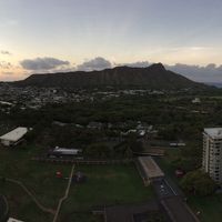 目の前に広がるダイヤモンドヘッド！！