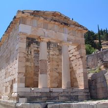 デルフィ遺跡で撮影