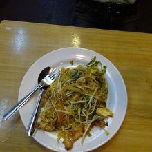 このパッタイはおいしかったです。