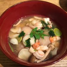 小芋の海老餡掛け