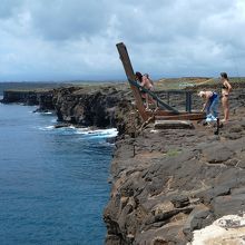 アメリカ最南端の地にある飛び込み台です