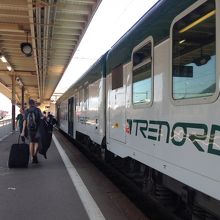 イタリアから国境超えてすぐのスイス、キアッソに到着